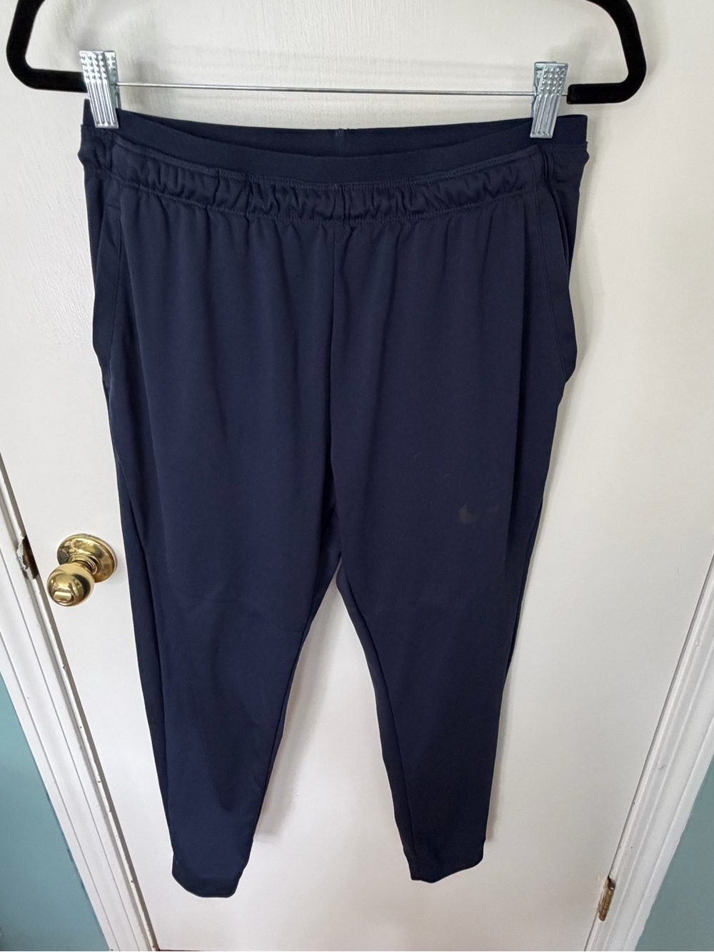 Nike Navy Athletic Jogger Pants size medium